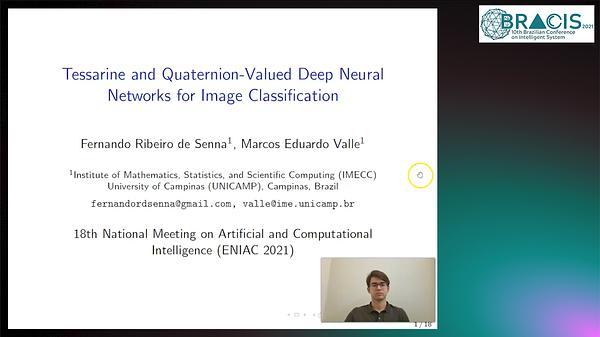 Tessarine and Quaternion-Valued Deep Neural Networks for Image Classification
