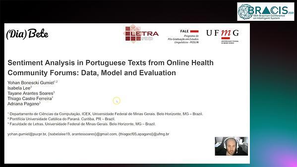 Sentiment Analysis in Portuguese Texts from Online Health Community Forums: Data, Model and Evaluation