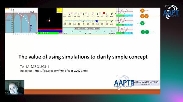 The Value of Using Simulations to Clarify Simple Concepts