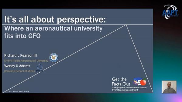 It's All About Perspective: Where an Aeronautical-university fits into GFO