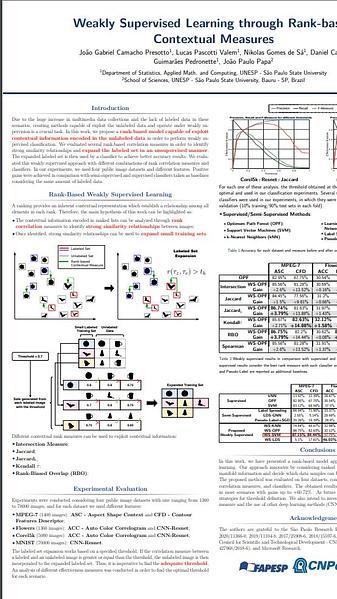 Weakly Supervised Learning through Rank-Based Contextual Measures