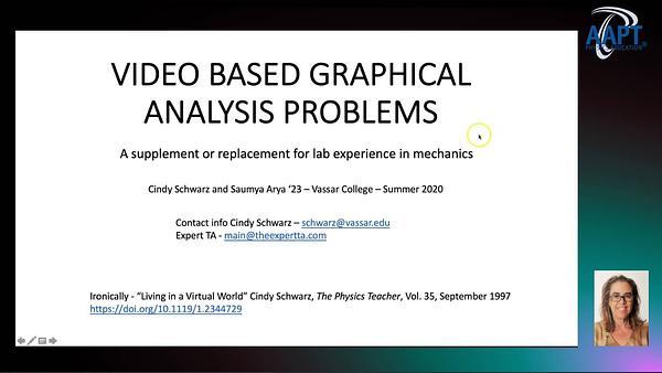 VIDEO BASED GRAPHICAL ANALYSIS PROBLEMS - A supplement or replacement for lab experience in mechanics