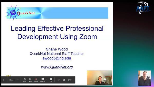 Leading Effective Professional Development Using Zoom