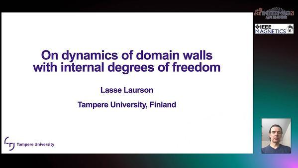On dynamics of domain walls with internal degrees of freedom