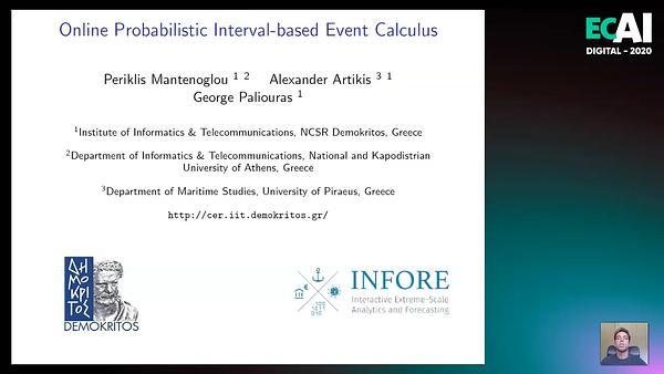 Online Probabilistic Interval-based Event Calculus