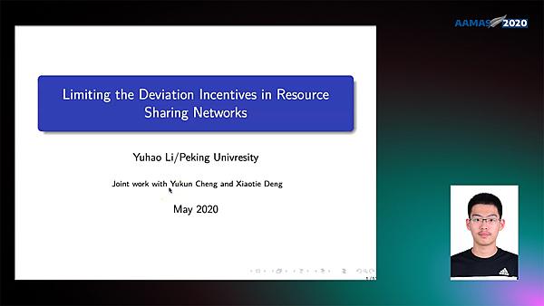 Limiting the Deviation Incentives in Resource Sharing Networks