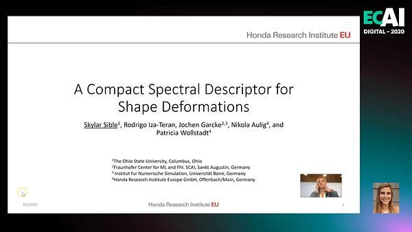 A Compact Spectral Descriptor for Shape Deformations