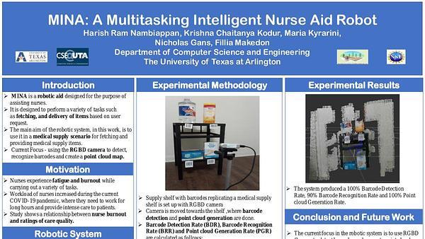 MINA: A Multitasking Intelligent Nurse Aid Robot