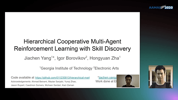 Hierarchical Cooperative Multi-Agent Reinforcement Learning with Skill Discovery