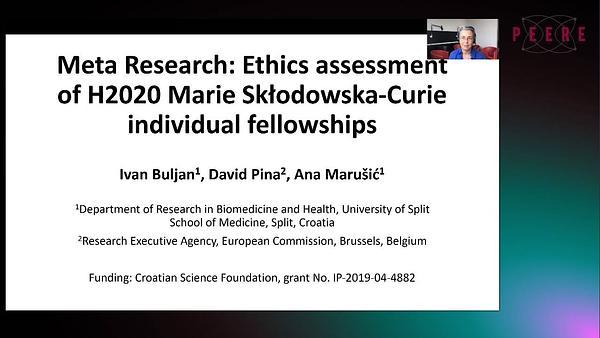 Ethics assessment of H2020 Marie Skłodowska-CUrie individual fellowships