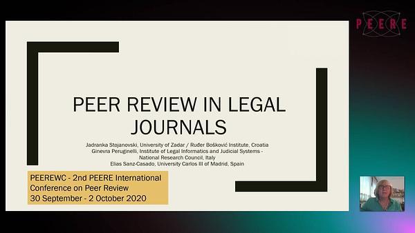 Peer Review in Legal journals