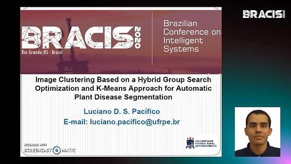 Image Clustering Based on a Hybrid Group Search Optimization and K-Means Approach for Automatic Plant Disease Segmentation