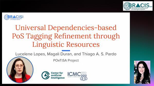 Universal Dependencies-based PoS Tagging Refinement through Linguistic Resources