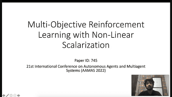 Multi-Objective Reinforcement Learning with Non-Linear Scalarization