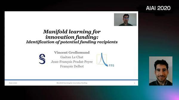 Manifold learning for innovation funding: identification of potential funding recipients