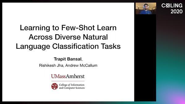 Learning to Few-Shot Learn Across Diverse Natural Language Classification Tasks