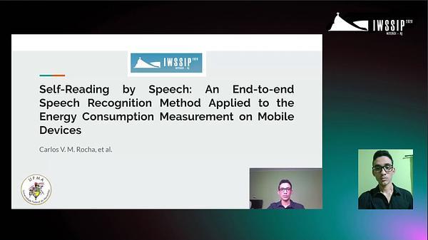 Self-Reading by Speech: An End-to-end Speech Recognition Method Applied to the Energy Consumption Measurement on Mobile Devices