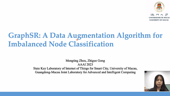 GraphSR: A Data Augmentation Algorithm for Imbalanced Node Classification