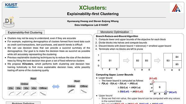 XClusters: Explainability-first Clustering