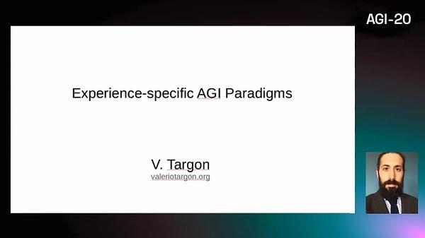 Experience-specific AGI Paradigms