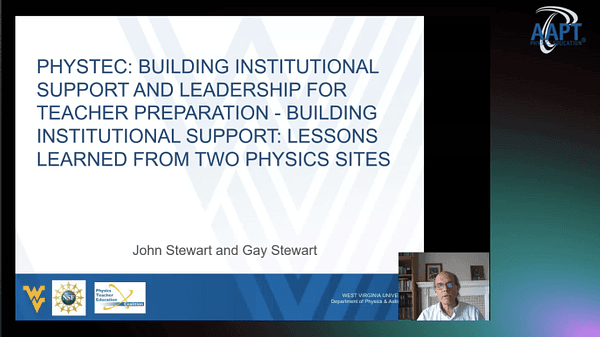 Building Institutional Support: Lessons Learned from Two Physics Sites