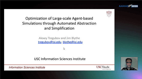 Optimization of Large-scale Agent-based Simulations through Automated Abstraction and Simplification