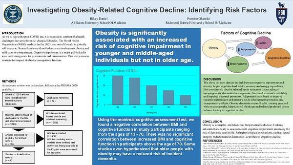 Investigating Obesity-Related Cognitive Decline